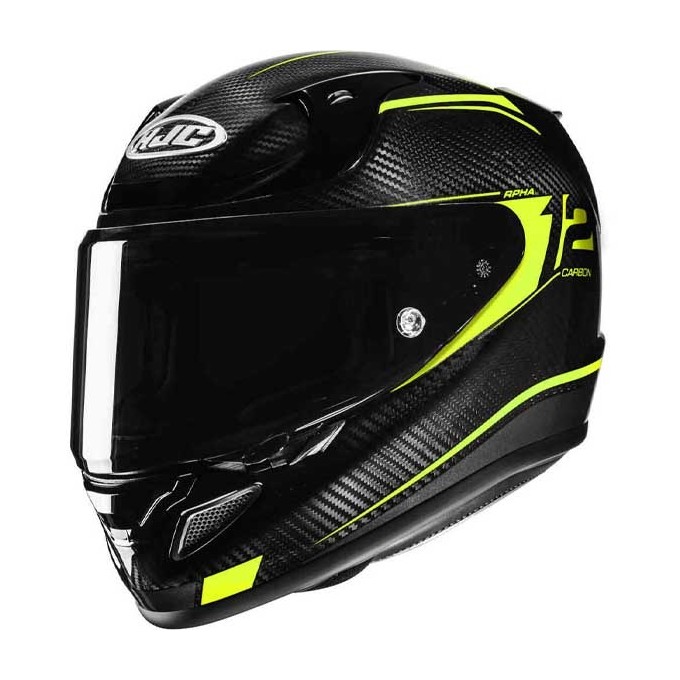 CASCO MOTO INTEGRAL HJC RPHA 12 CARBON KERES NEGRO / ROJO