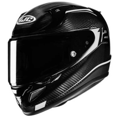 CASCO MOTO INTEGRAL HJC RPHA 12 CARBON KERES NEGRO / AMARILLO