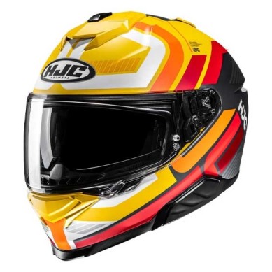 CASCO HJC I71 VIZ GRIS / ROJO