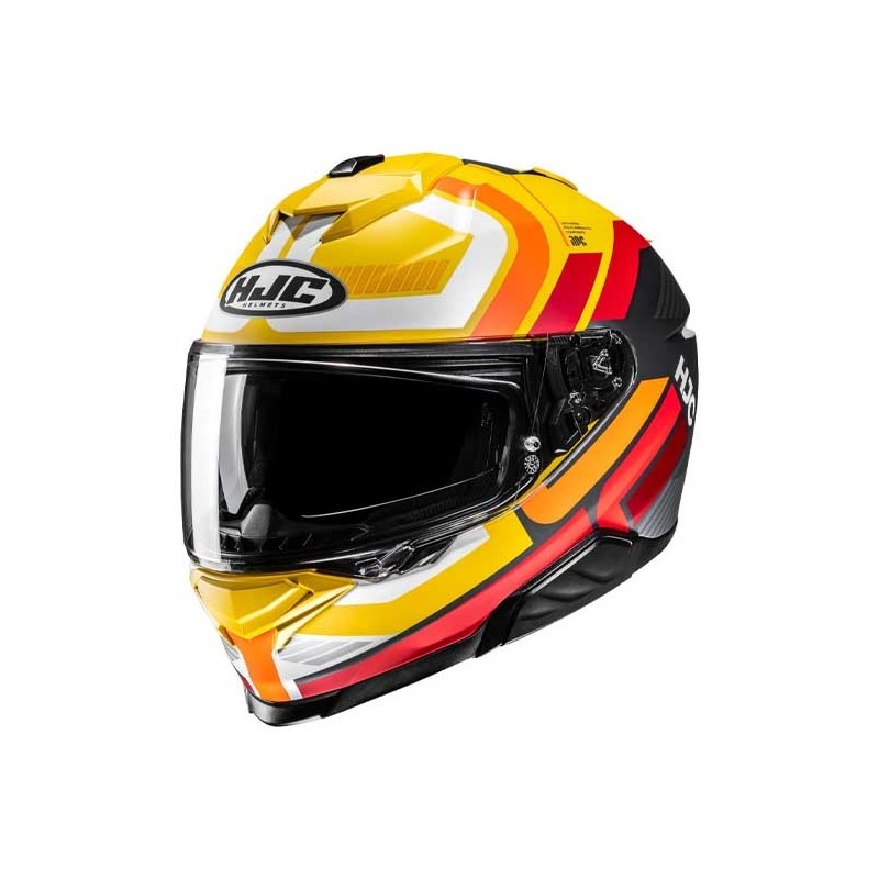 CASCO HJC I71 VIZ GRIS / ROJO