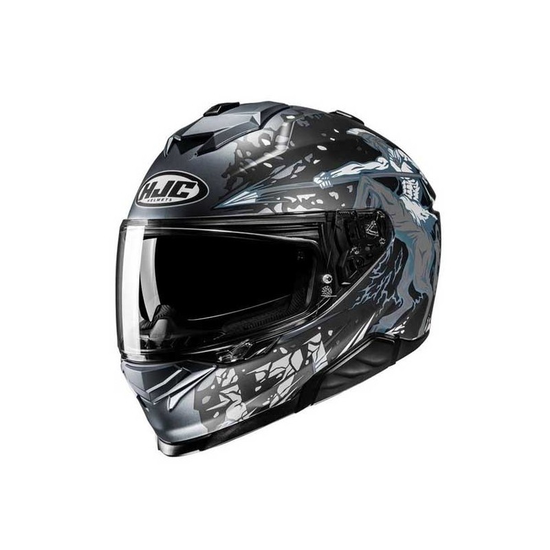 CASCO HJC I71 VIZ NARANJA / ROJO / BLANCO