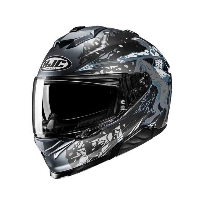 CASCO HJC I71 VIZ NARANJA / ROJO / BLANCO