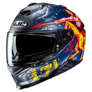 CASCO HJC I71 TAURUS NEGRO / PLATA