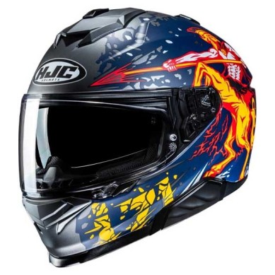 CASCO HJC I71 TAURUS NEGRO / PLATA