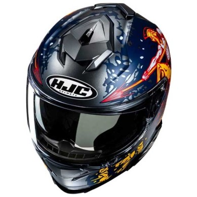 CASCO HJC I71 TAURUS NEGRO / PLATA