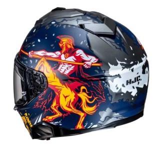 CASCO HJC I71 TAURUS NEGRO / PLATA