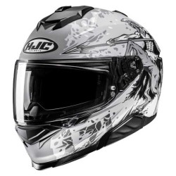 CASCO HJC I71 TAURUS AZUL / NARANJA