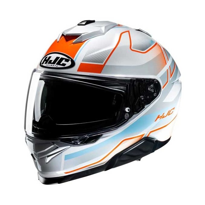 CASCO HJC I71 IORIX BLANCO / AZUL