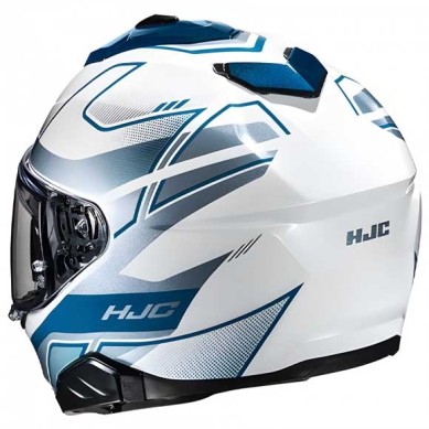 CASCO HJC I71 IORIX BLANCO / AZUL