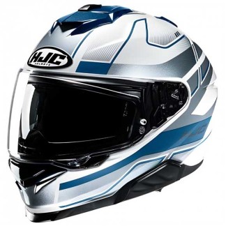 CASCO HJC I71 IORIX BLANCO / AZUL