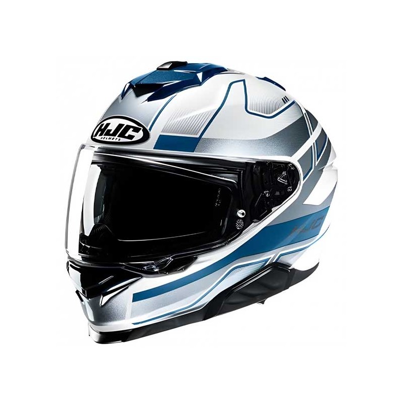 CASCO HJC I71 IORIX BLANCO / AZUL