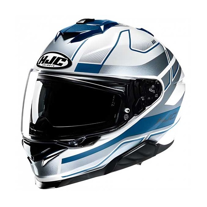 CASCO HJC I71 IORIX BLANCO / AZUL