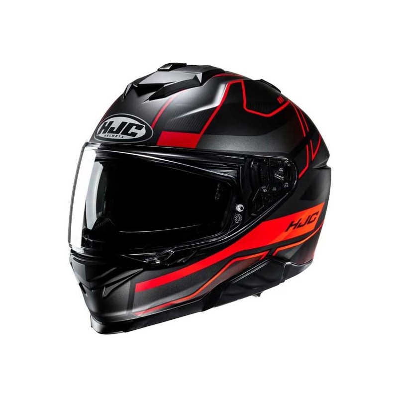 CASCO HJC I71 IORIX AZUL / NARANJA