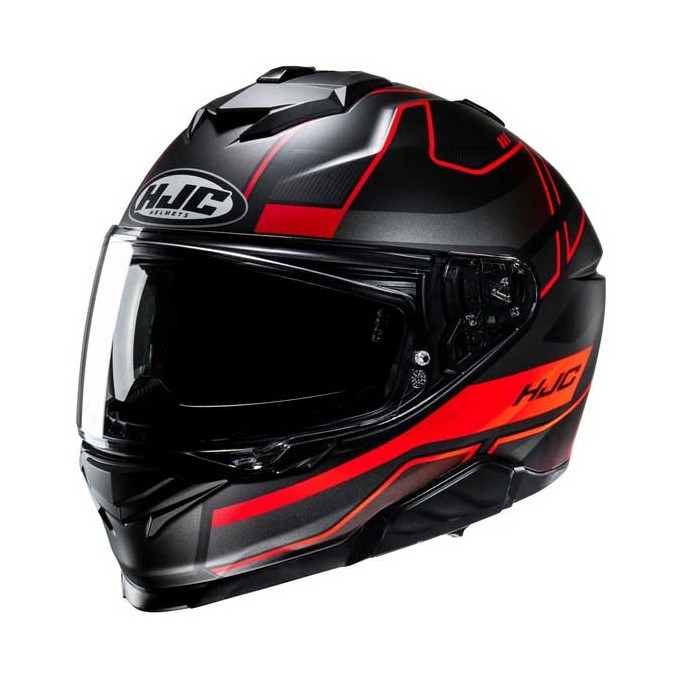CASCO HJC I71 IORIX AZUL / NARANJA