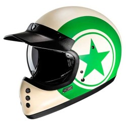 CASCO HJC V60 NYX BLANCO / VERDE