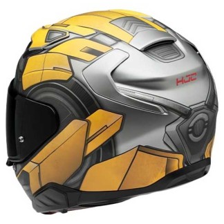 CASCO INTEGRAL HJC F71 ZAKU BANDAI NAMCO ROSA / NEGRO