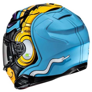 CASCO INTEGRAL HJC F71 BUMBLEBEE HASBRO NEGRO / DORADO