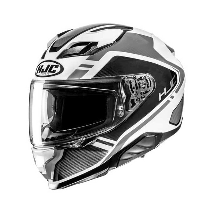 CASCO INTEGRAL HJC F71 TOZ NEGRO / AMARILLO
