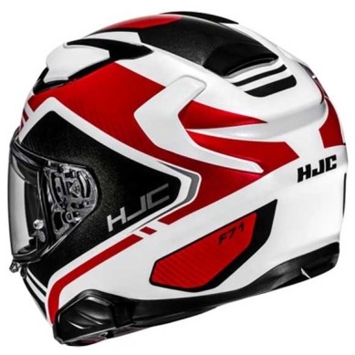CASCO INTEGRAL HJC F71 TOZ BLANCO / ROJO