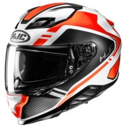 CASCO INTEGRAL HJC F71 TOZ BLANCO / ROJO