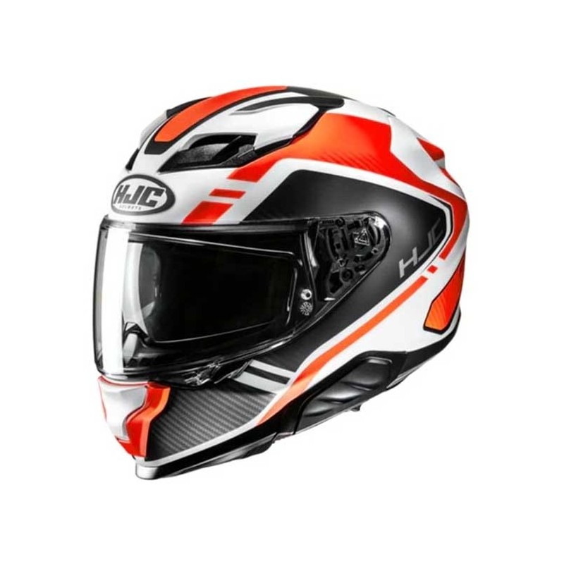 CASCO INTEGRAL HJC F71 TOZ BLANCO / ROJO