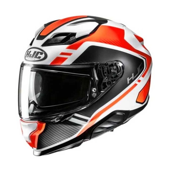 CASCO INTEGRAL HJC F71 TOZ BLANCO / ROJO