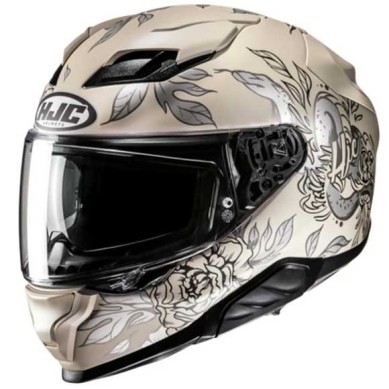 CASCO INTEGRAL HJC F71 ELIZ BEIGE