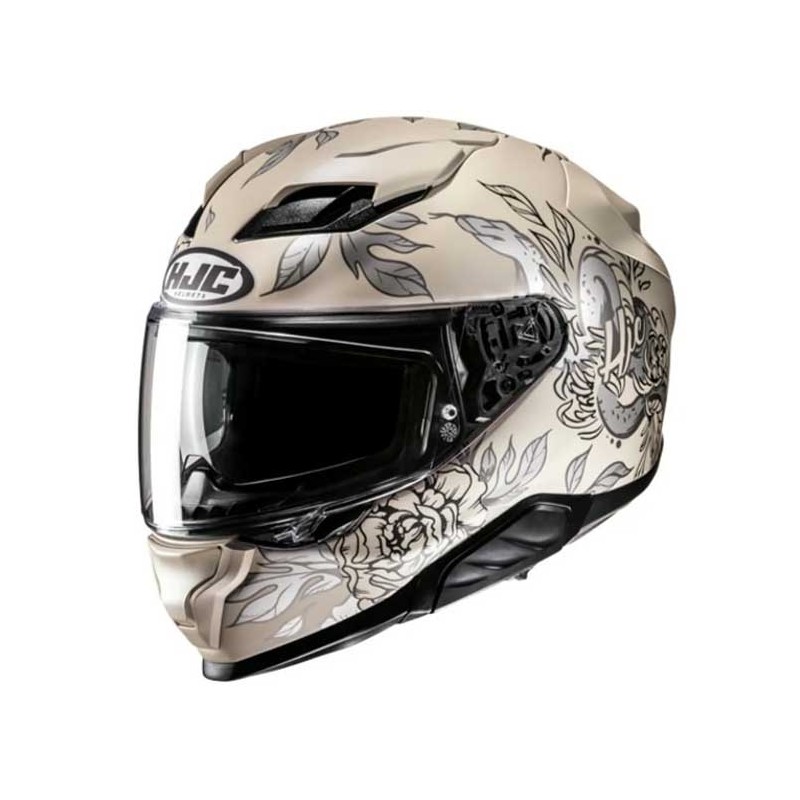 CASCO INTEGRAL HJC F71 ELIZ BEIGE