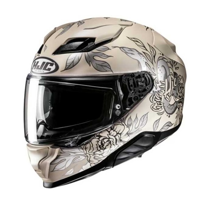 CASCO INTEGRAL HJC F71 ELIZ BEIGE