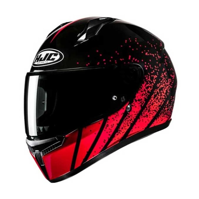 CASCO HJC C10 ASPA NEGRO / BLANCO / ROJO