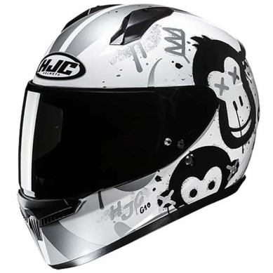 CASCO HJC C10 GETI NEGRO / BLANCO
