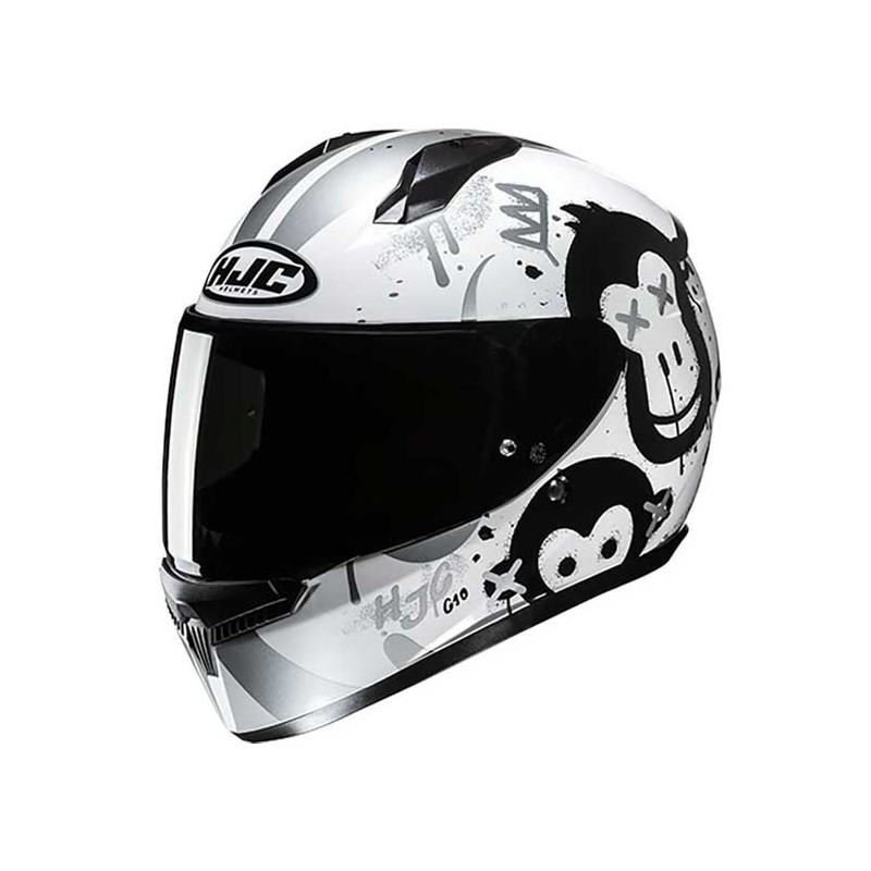 CASCO HJC C10 GETI NEGRO / BLANCO