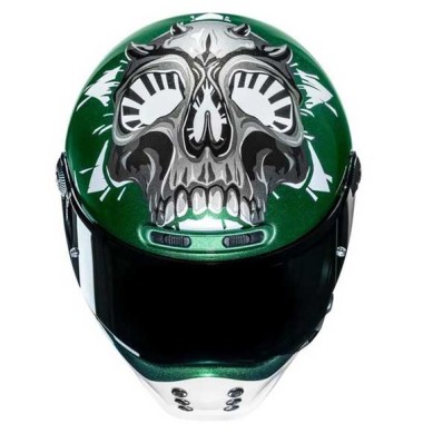 CASCO HJC V10 PAC MAN BANDAI NAMCO MOSTAZA / NEGRO