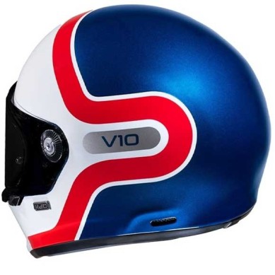 CASCO HJC V10 CRANIA NEGRO / BLANCO