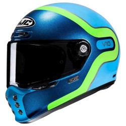 CASCO HJC V10 GRAPE BLANCO / ROJO / AZUL