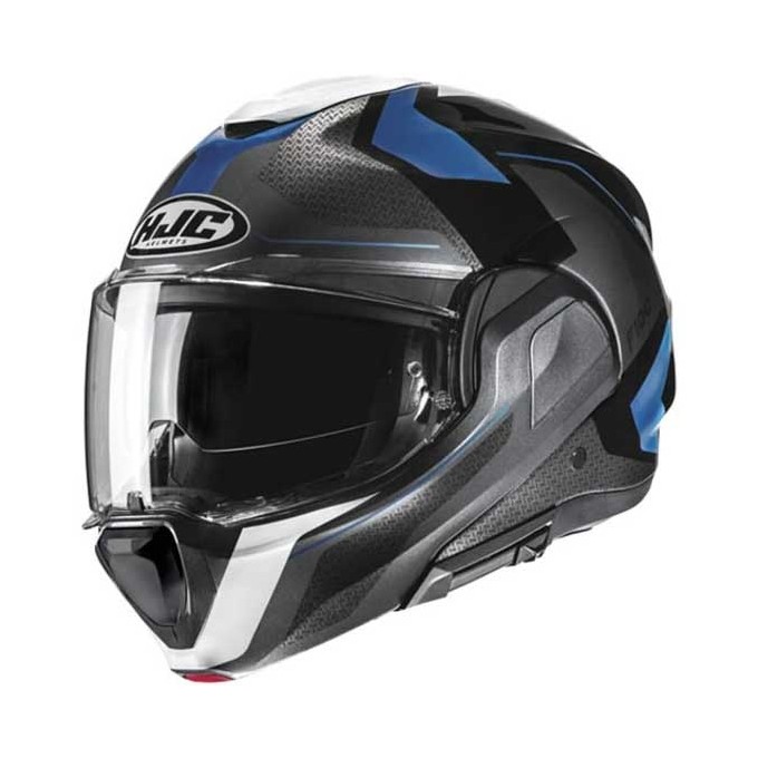 CASCO INTEGRAL HJC F100 BIOS ROJO / GRIS