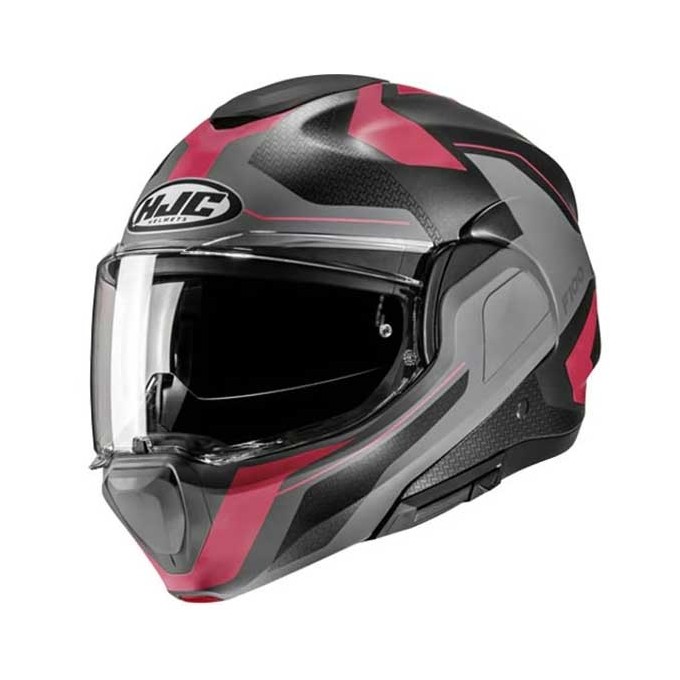 CASCO INTEGRAL HJC F100 BIOS ROSA / GRIS