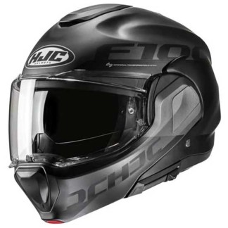 CASCO INTEGRAL HJC F100 HETAL GRIS / ROJO