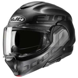 CASCO INTEGRAL HJC F100 HETAL GRIS / ROJO