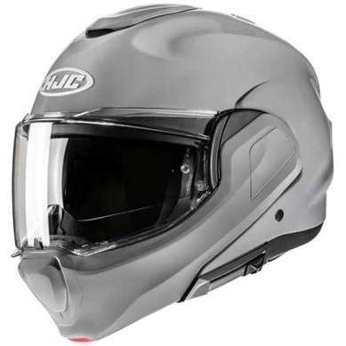 CASCO INTEGRAL HJC F100 HETAL NEGRO / GRIS