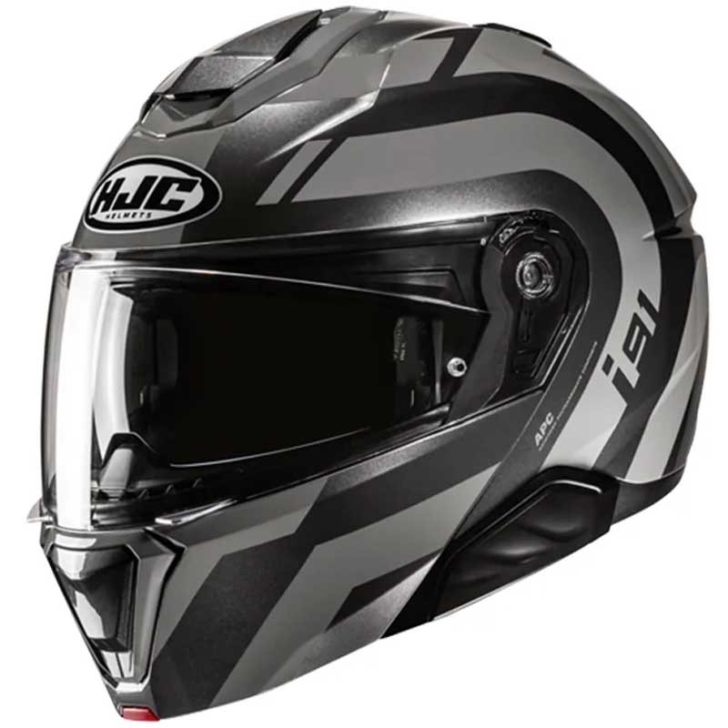 CASCO INTEGRAL HJC I90 TRICUS NEGRO / AMARILLO