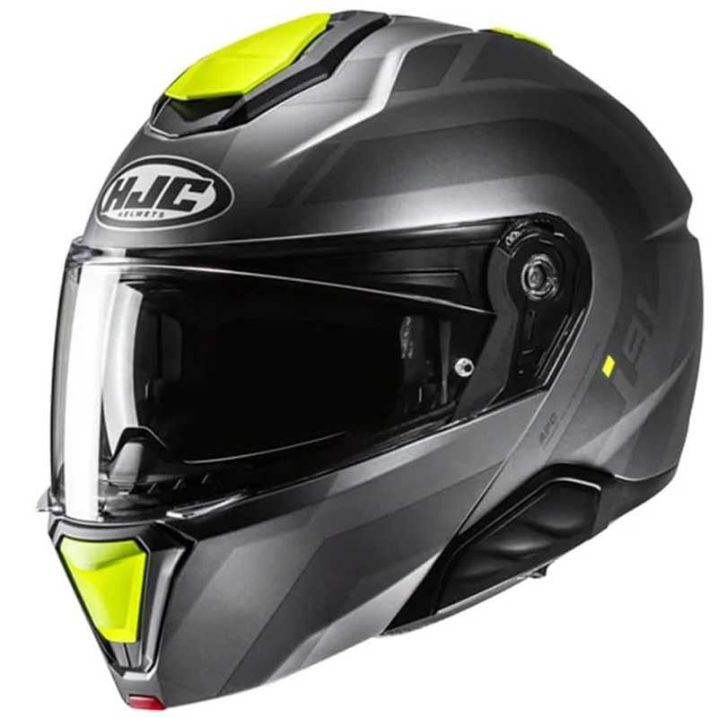 CASCO INTEGRAL HJC I91 ARVEN GRIS / ROJO