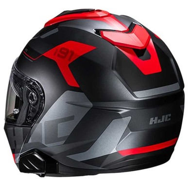 CASCO INTEGRAL HJC I91 CARST BLANCO / NARANJA / GRIS