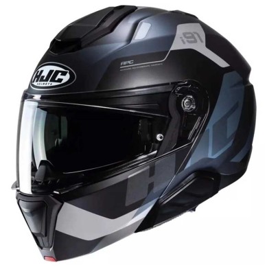 CASCO INTEGRAL HJC I91 CARST NEGRO / ROJO