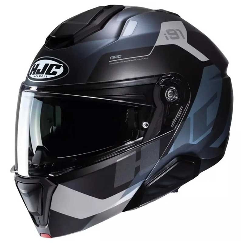 CASCO INTEGRAL HJC I91 CARST NEGRO / ROJO