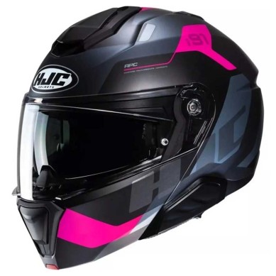 CASCO INTEGRAL HJC I91 CARST NEGRO / AZUL