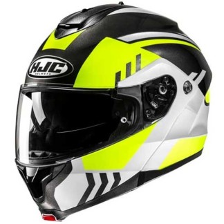 CASCO INTEGRAL C91N KAON NEGRO / AMARILLO / BLANCO