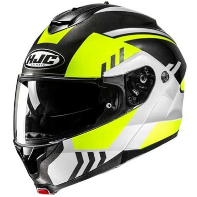 CASCO INTEGRAL C91N KAON NEGRO / AMARILLO / BLANCO
