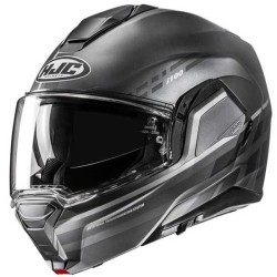 CASCO MODULAR  HJC I100 SYSMA NEGRO / ROJO