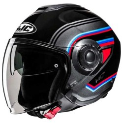 CASCO JET HJC I40 LINIA NEGRO / AZUL 